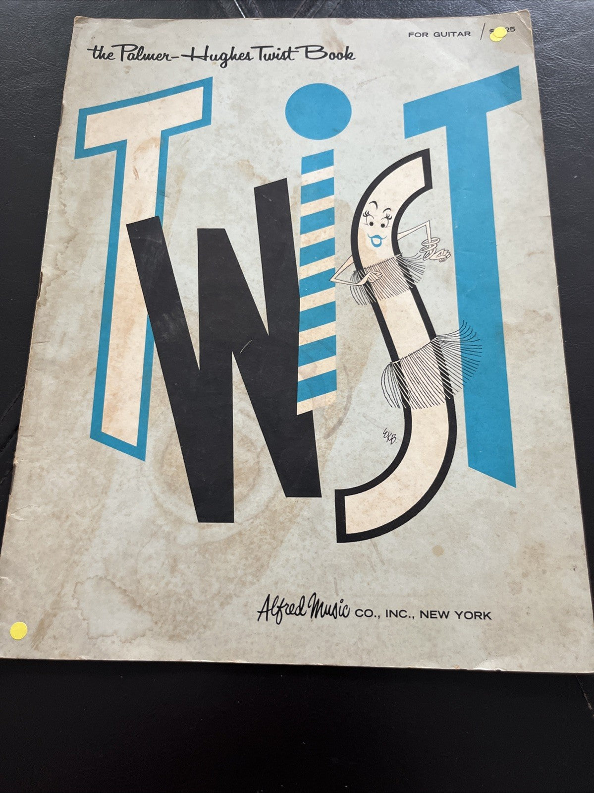 The Palmer-Hughes Twist Book for Guitar, Acceptable Condition