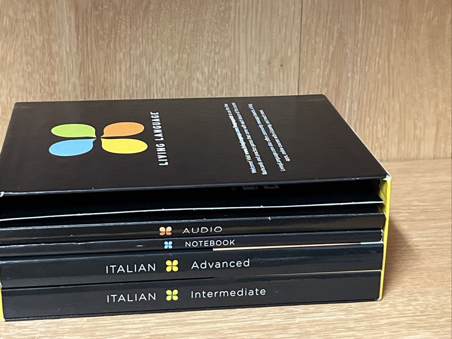 Living Language Italian Learning Course 2 Books 9 Cds ( Missing 1 Book Essential