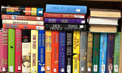 Dick Francis Book Hardcover lot of 27 Mystery Detective Horse Racing Novels
