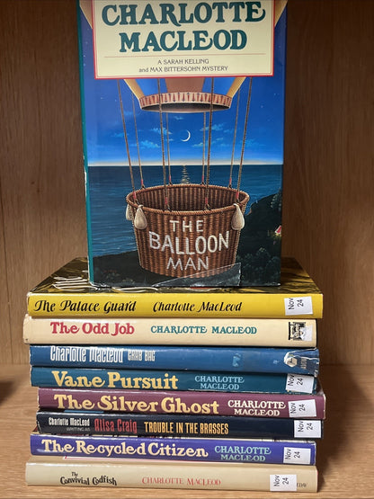 charlotte macleod lot Mystery Novels,12 Hardcover Book Lot