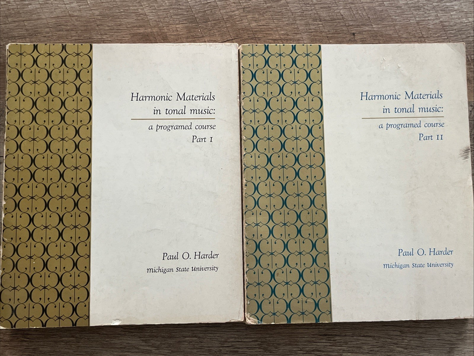 Harmony Materials in Tonal Music A Programed Course Part 1 & 2 By Paul O. Harder