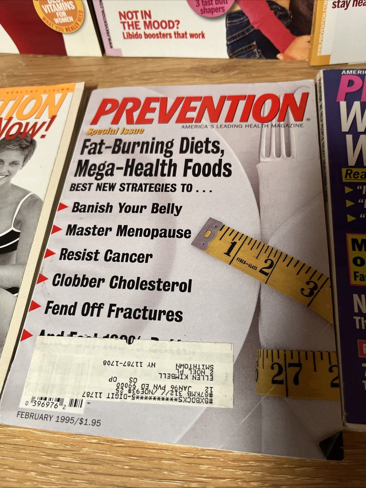 Prevention Magazine Lot of 22 From 1995 To 2007