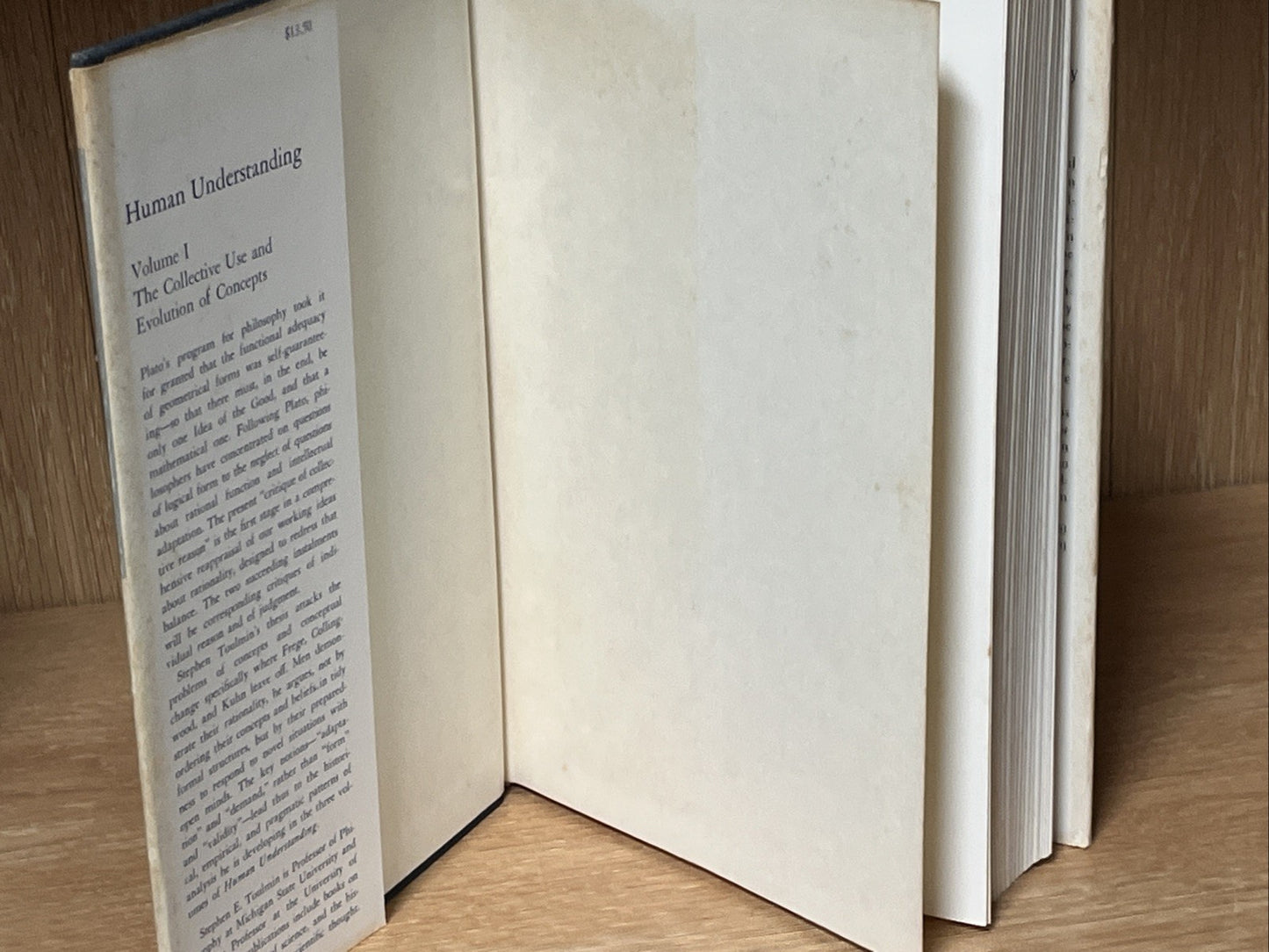 Stephen Toulmin / Human Understanding Vol I The Collective Use and Evolution 1st