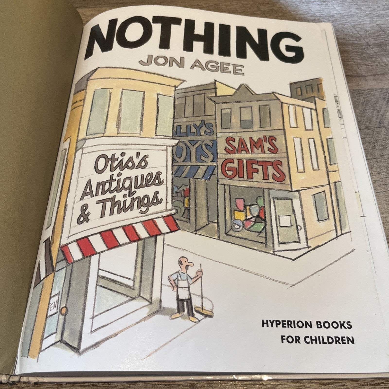 Nothing by Jon Agee Hardcover 2007 Illustrated Ex Lib