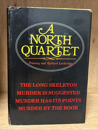 A North Quartet Frances And Richard Lockridge 1963 Book Club Edition HCDJ 