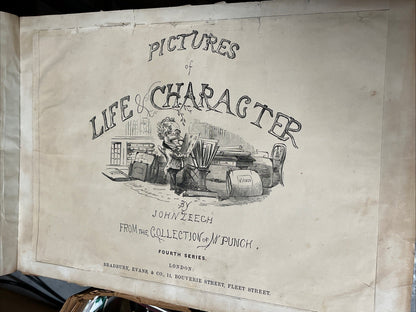 John Leech's Pictures of Life and Character from the Collection of Mr Punch 4th