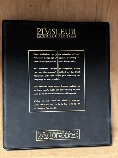 Pimsleur Chinese Cantonese Language  Program 15 Audio CDS & BOOK Missing Vol 3,4