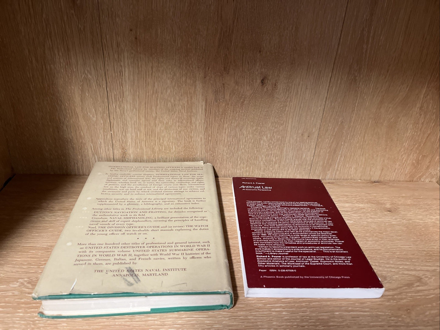 International Law for Seagoing Officers & Antitrust Law An Economic Perspective