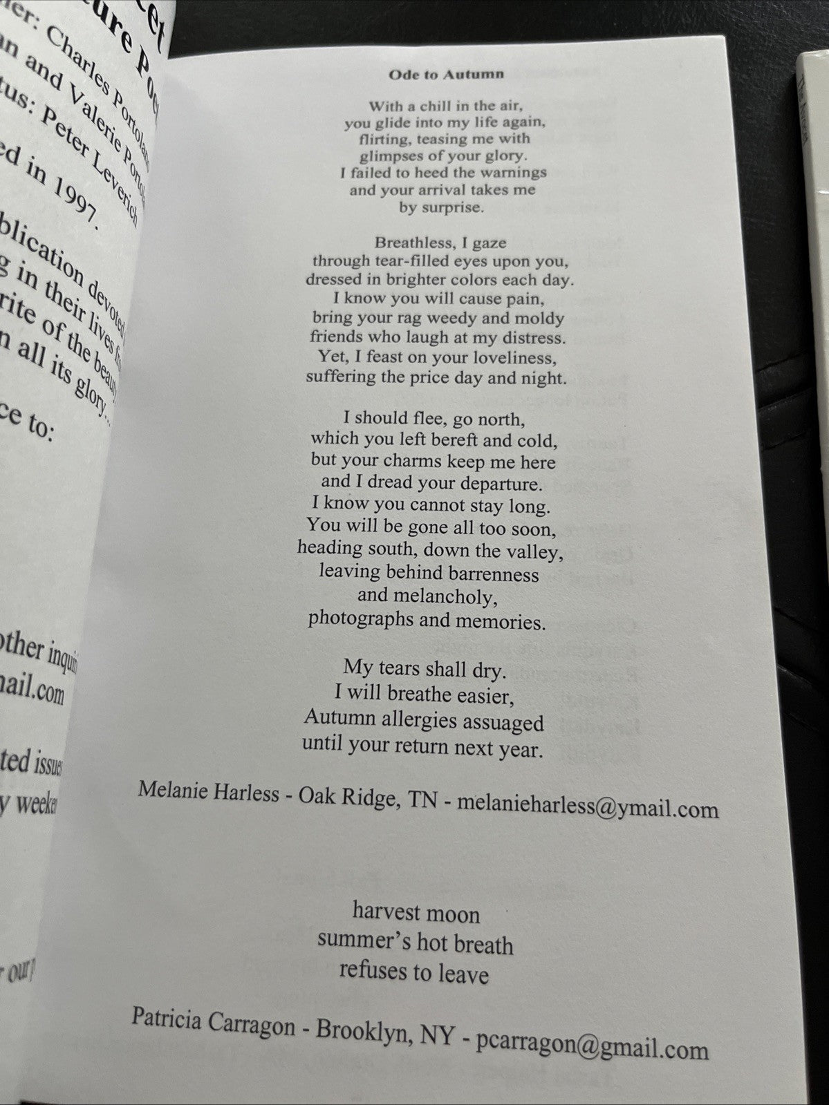 The Avocet : A Jouney of Nature Poetry Fall 2022 - 2023
