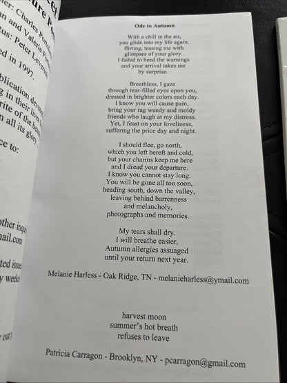 The Avocet : A Jouney of Nature Poetry Fall 2022 - 2023