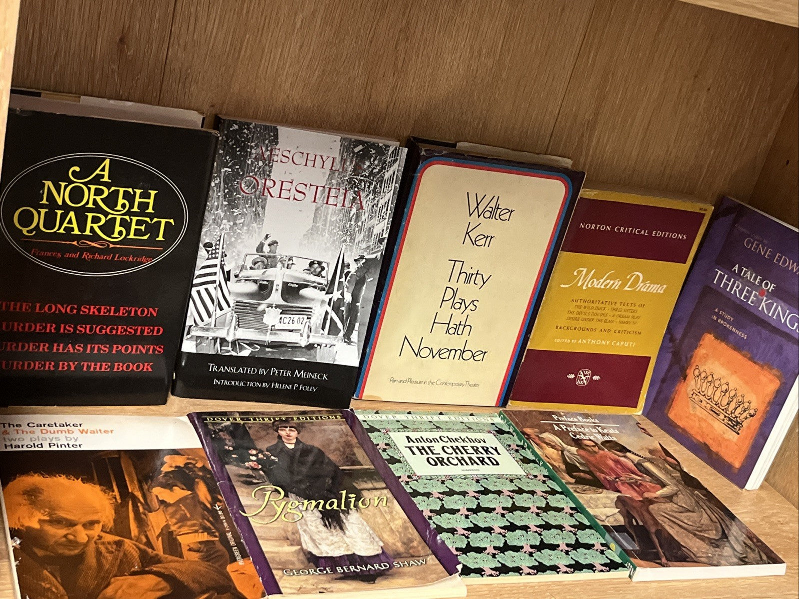 Collections of 9 Plays, Theatre, Harold Pinter, Edward, Walter Kerr, B. Shaw Etc