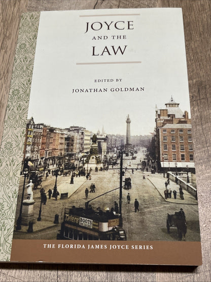 Joyce and the Law, Jonathan Goldman,  1st Paperback Edition Like New Used