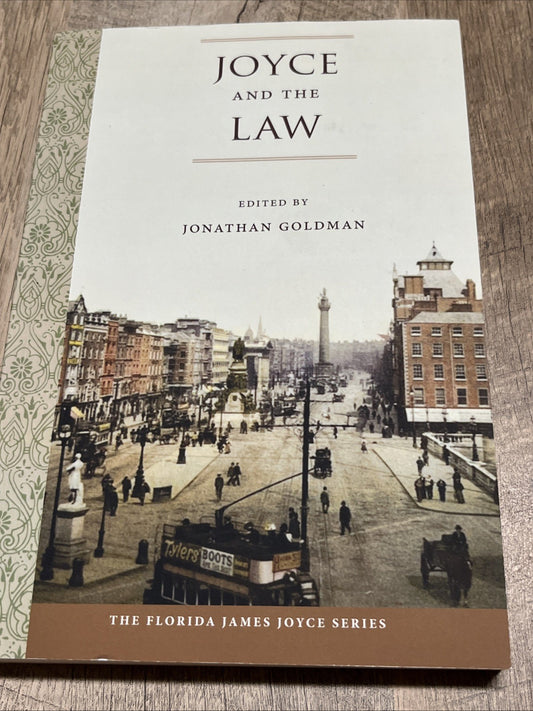 Joyce and the Law, Jonathan Goldman,  1st Paperback Edition Like New Used