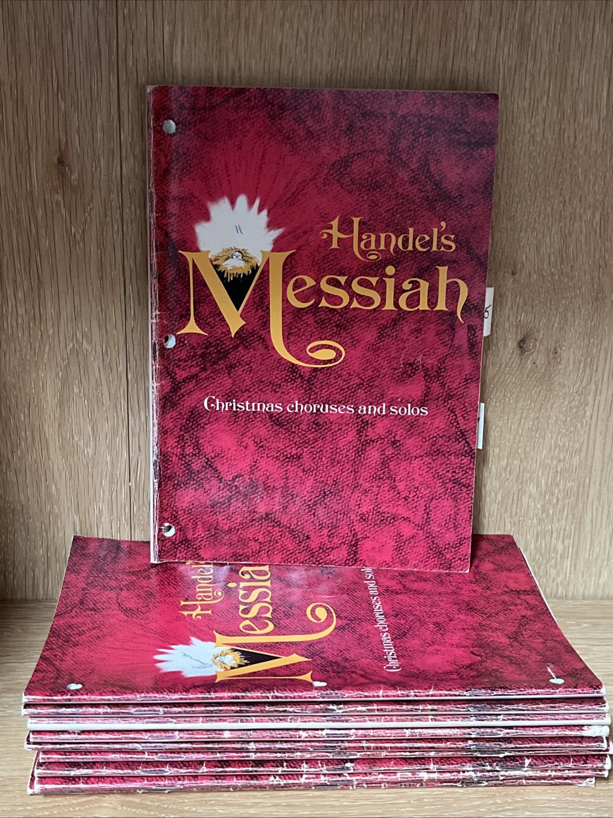 The Messiah The Christmas Choruses & Solos Lot of 10 Vocal Piano Score Handel