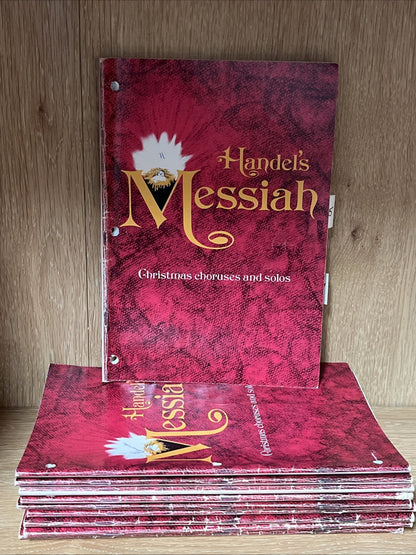 The Messiah The Christmas Choruses & Solos Lot of 10 Vocal Piano Score Handel
