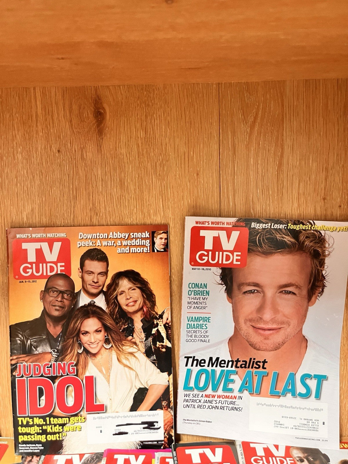 Lot of 30 TV Guide Magazine Issues 1999/2005/2006/2007/2008/2009/2010/2011/2012