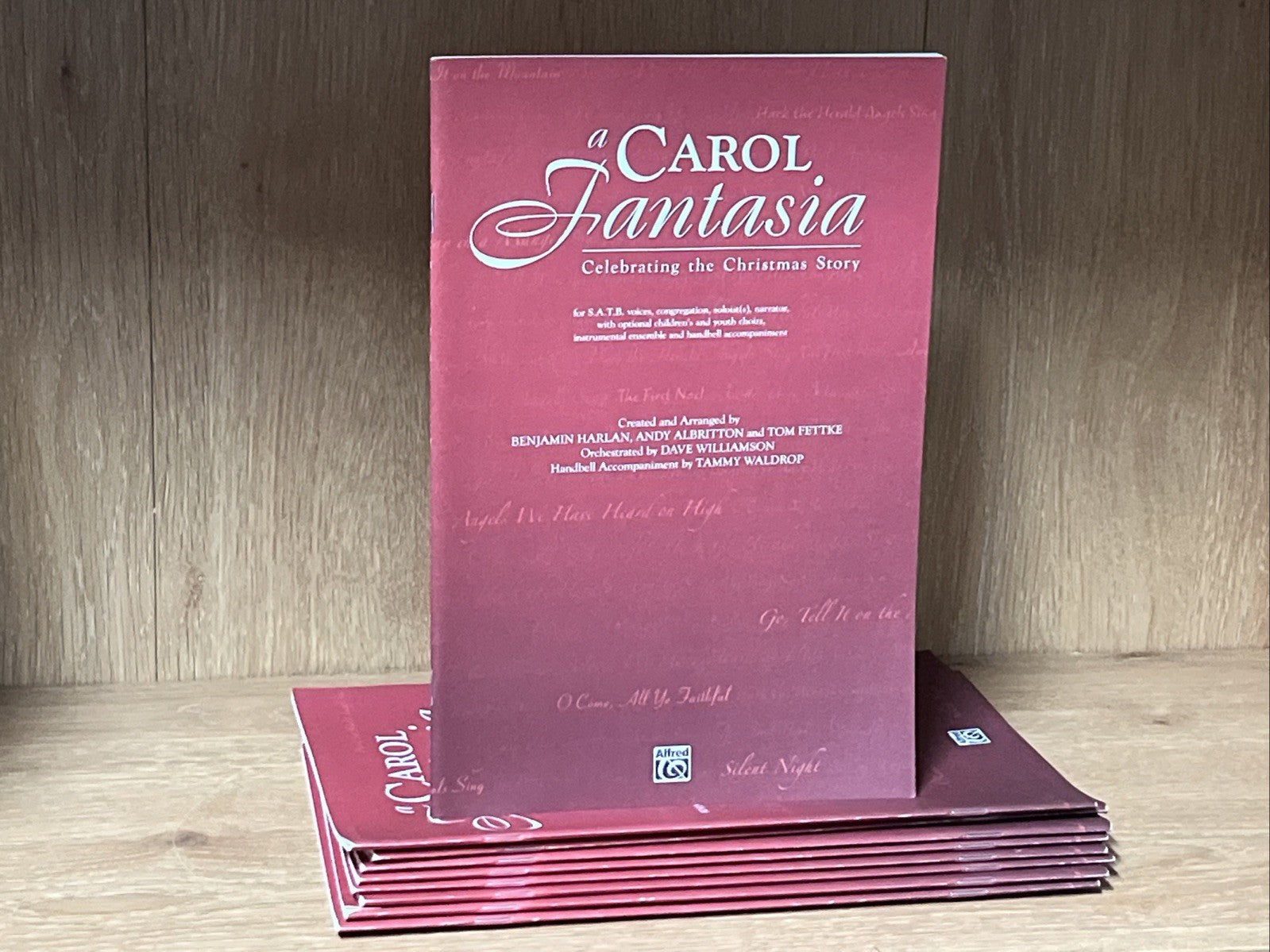 Lot Of 9 A Carol Fantasia: Celebrating the Christmas Story For SATB,Voices..