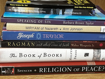 Christian Book Lot of 5Lbs Religion Book 9 RANDOM MIX