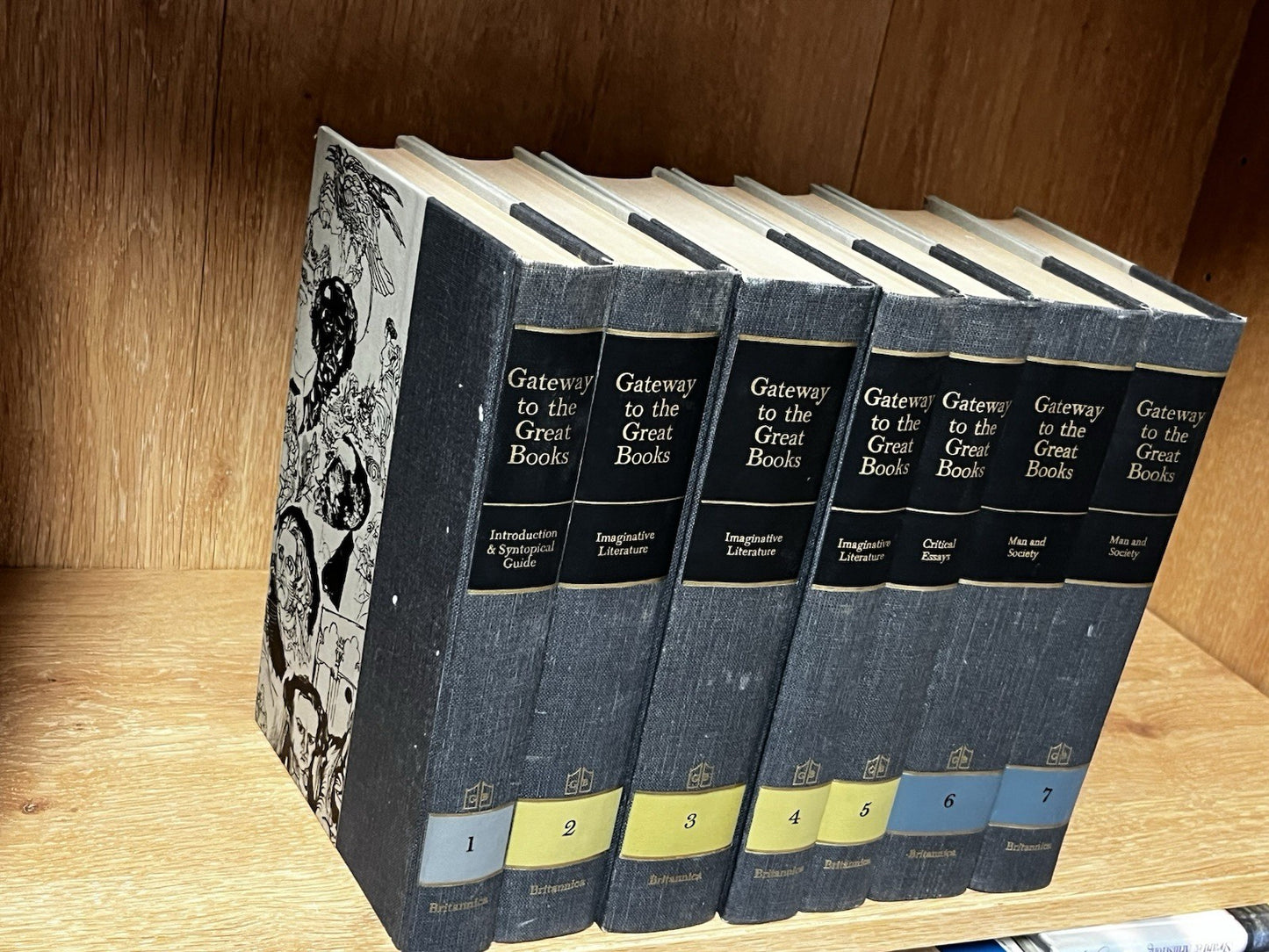 Gateway To The Great Books 7 Volume Set Encyclopedia Britannica 1963
