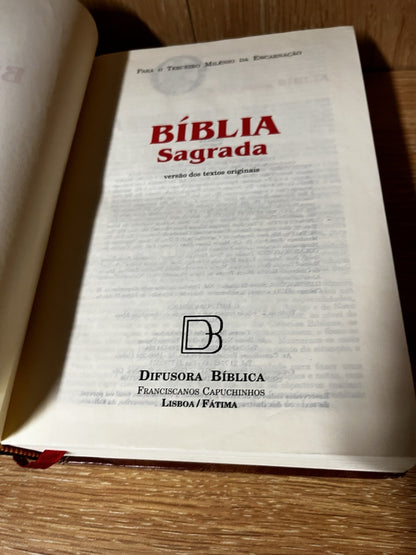 biblia sagrada portuguese Difusora Biblical PARA O TERCEIRO MILENIO ENCARNACAO