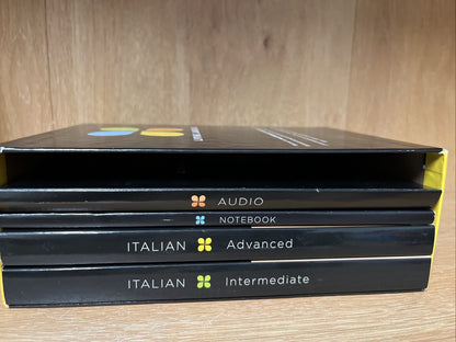 Living Language Italian Learning Course 2 Books 9 Cds ( Missing 1 Book Essential