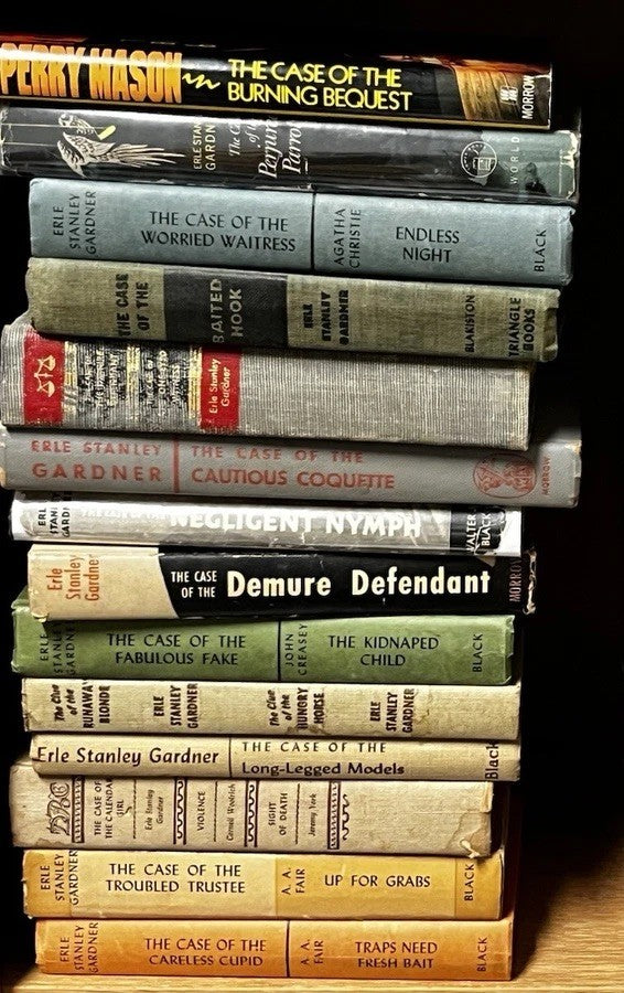 ERLE STANLEY GARDNER, 2nd Edition Book Lots, 14 Vintage Hardcover