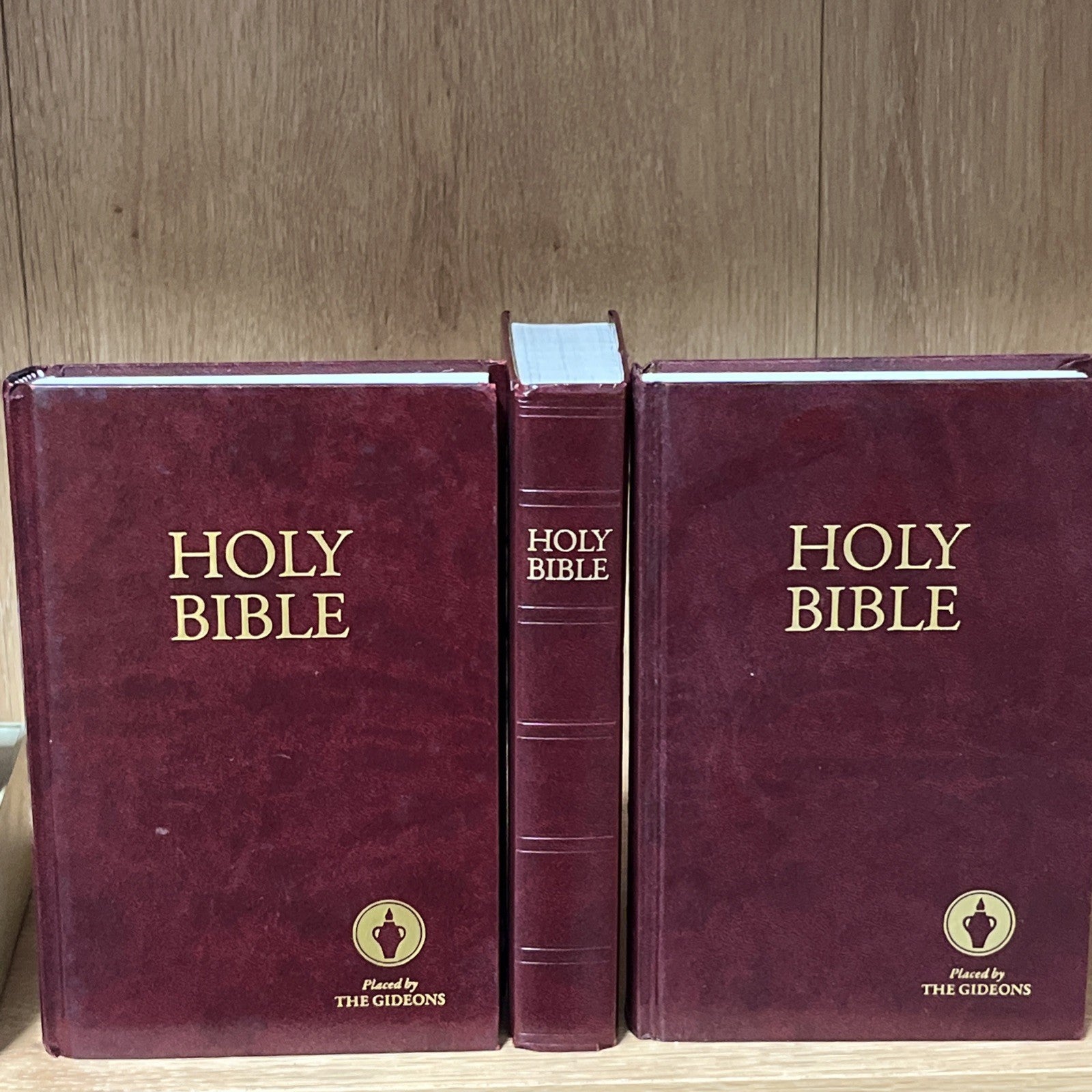 Lot of 3 Gideons Holy Bibles New King James Version NKJV Holy Bible– Gift Church