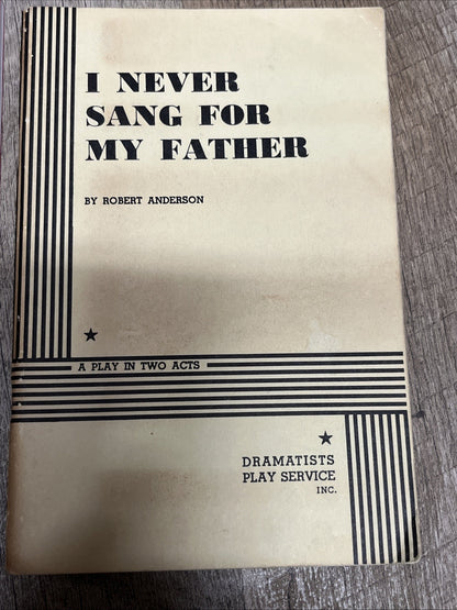 dramatists play service lot By Robert Anderson & David Auburn 1968-2004