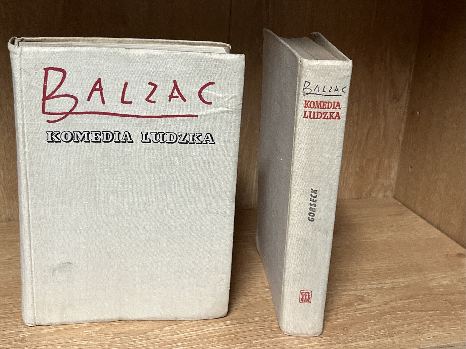 GOBSECK and Piotrusia Honoriusz Balzac Komedia Ludzka  Volume V and VIII