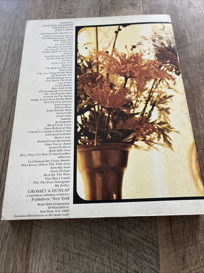 The Judy Collins Songbook Softcover  1973 9th Edition