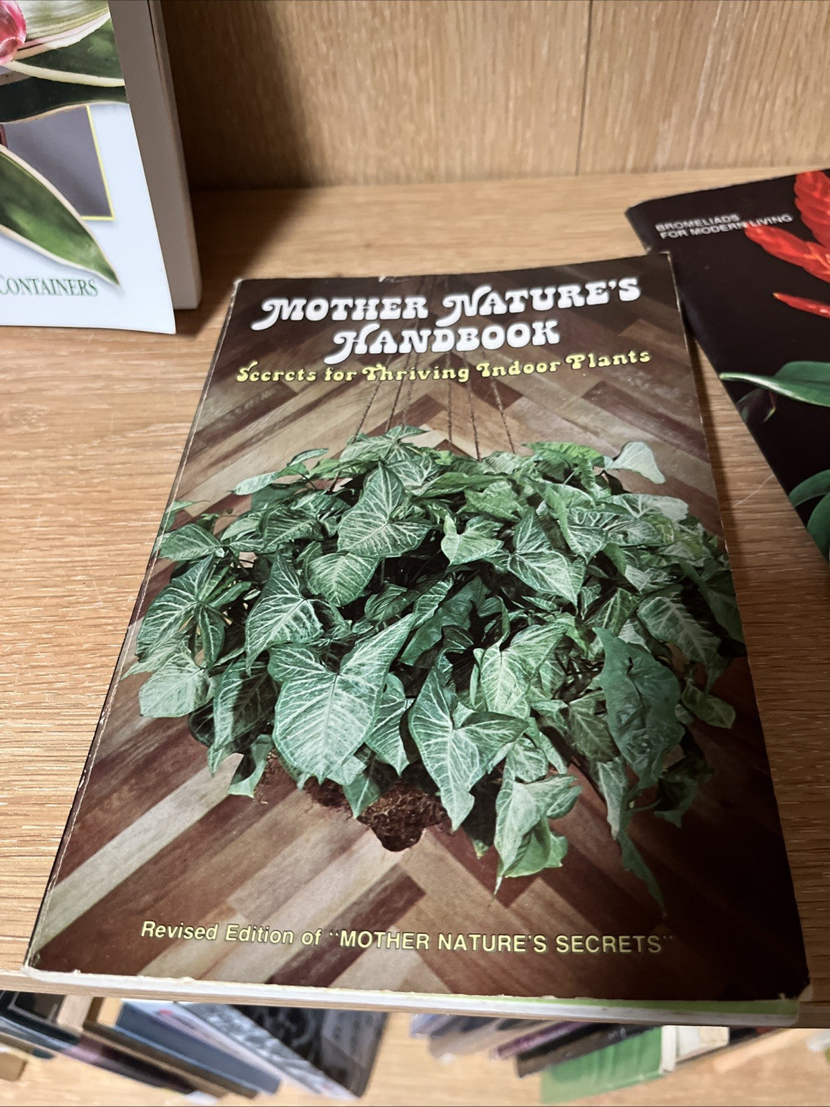 Lot of 4 Books on Indoor Gardening & House Plants The Herb Book, Trees Identity