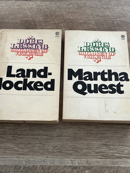 Doris Lessing Children of Violence Martha Quest Landlocked 3rd Ed  1964/1966