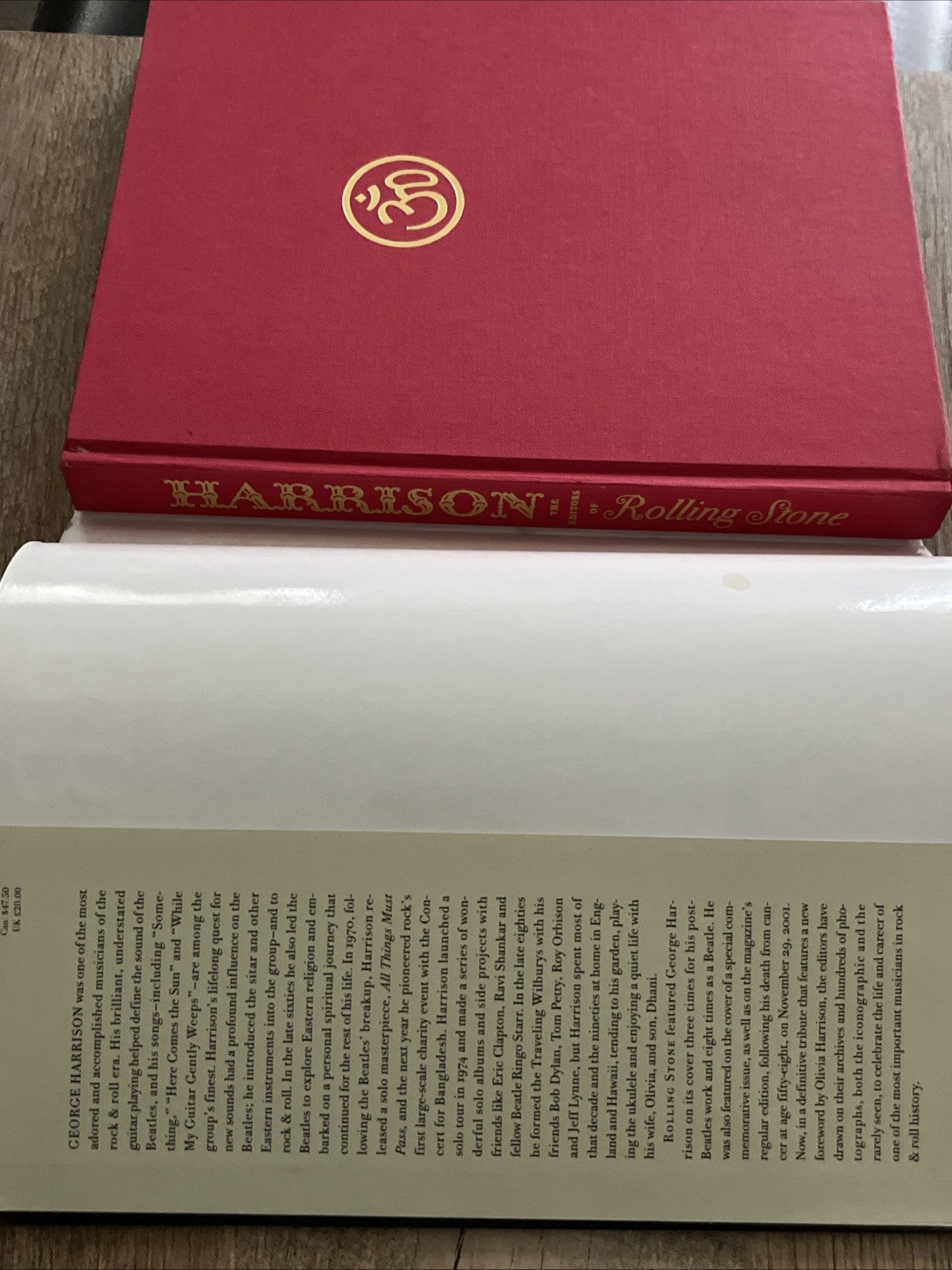 Harrison by Editors Of Rolling Stone by Olivia Harrison (2002, Hardcover)