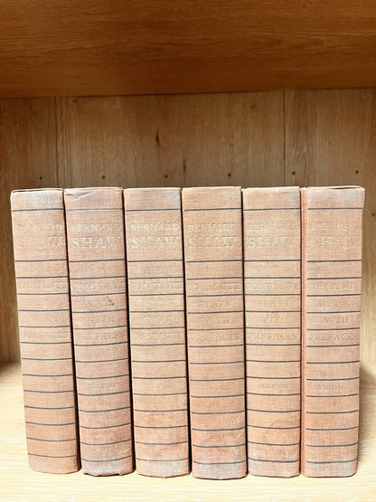 Bernard Shaw Complete Plays with Prefaces, Volume I — 6 Hardcover 1963