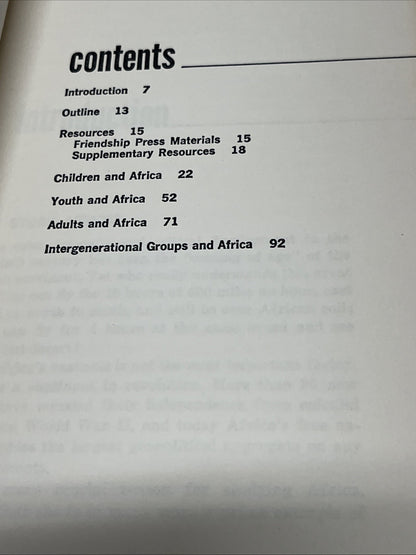 Understanding The New Generation In Africa 1st Edition 1971 Grant A. Shockley