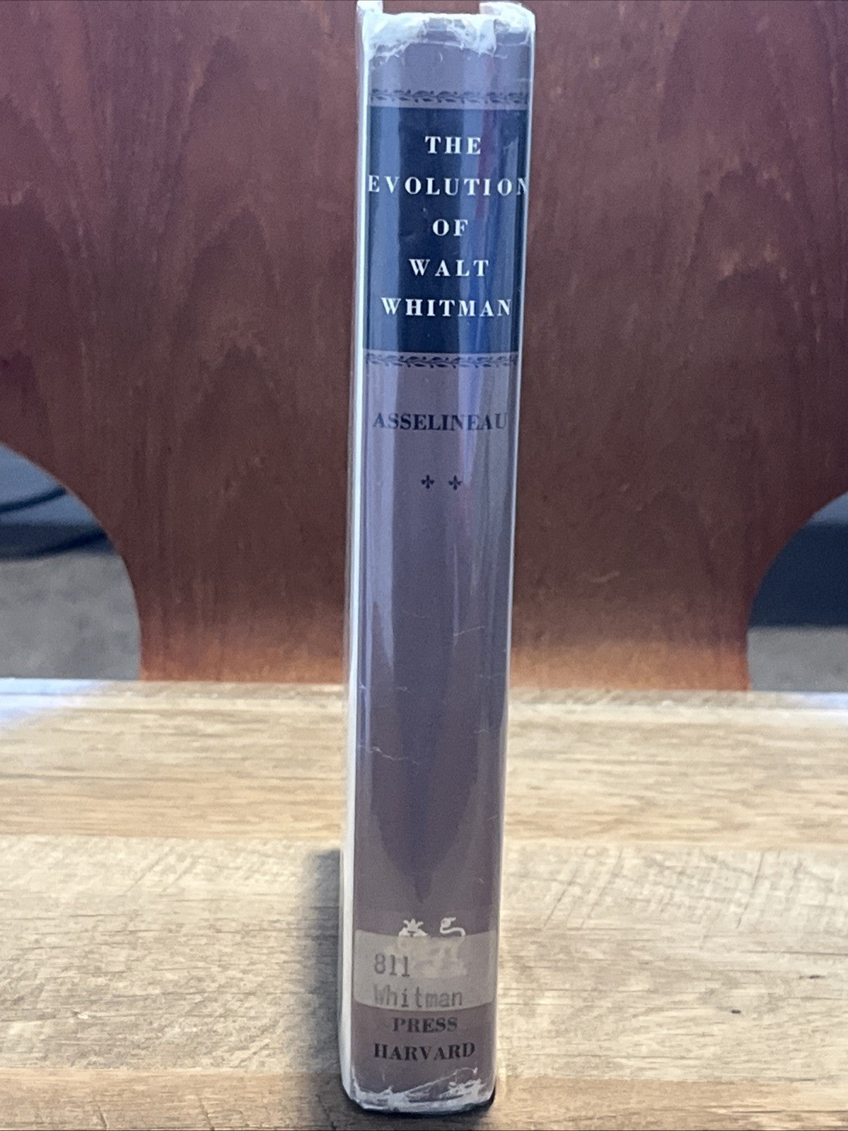 The Evolution of Walt Whitman: The Creation of a Book, by Roger Asselineau 1962