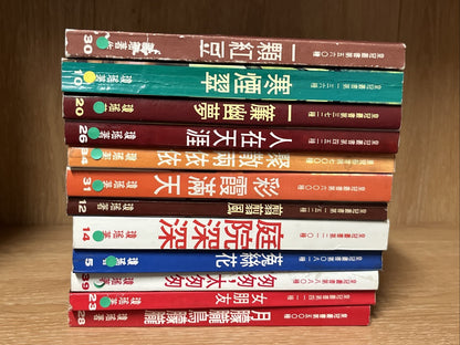Lot of 12 Taiwanese author Chiung Yao Chinese novels Romance Stories Mixed book