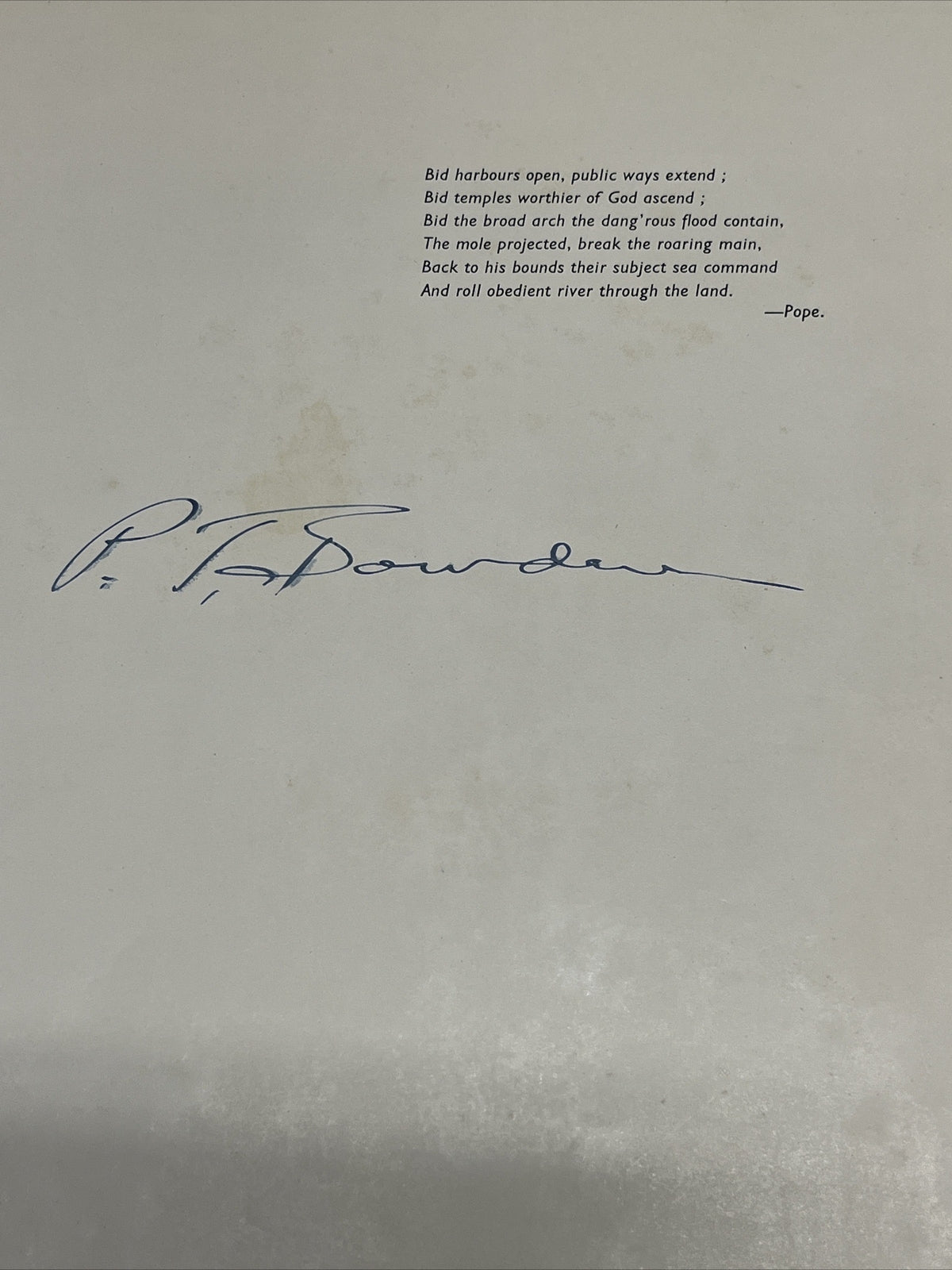 Britain Builds Abroad Britain Constructional Engineering Service SIGNED COPY