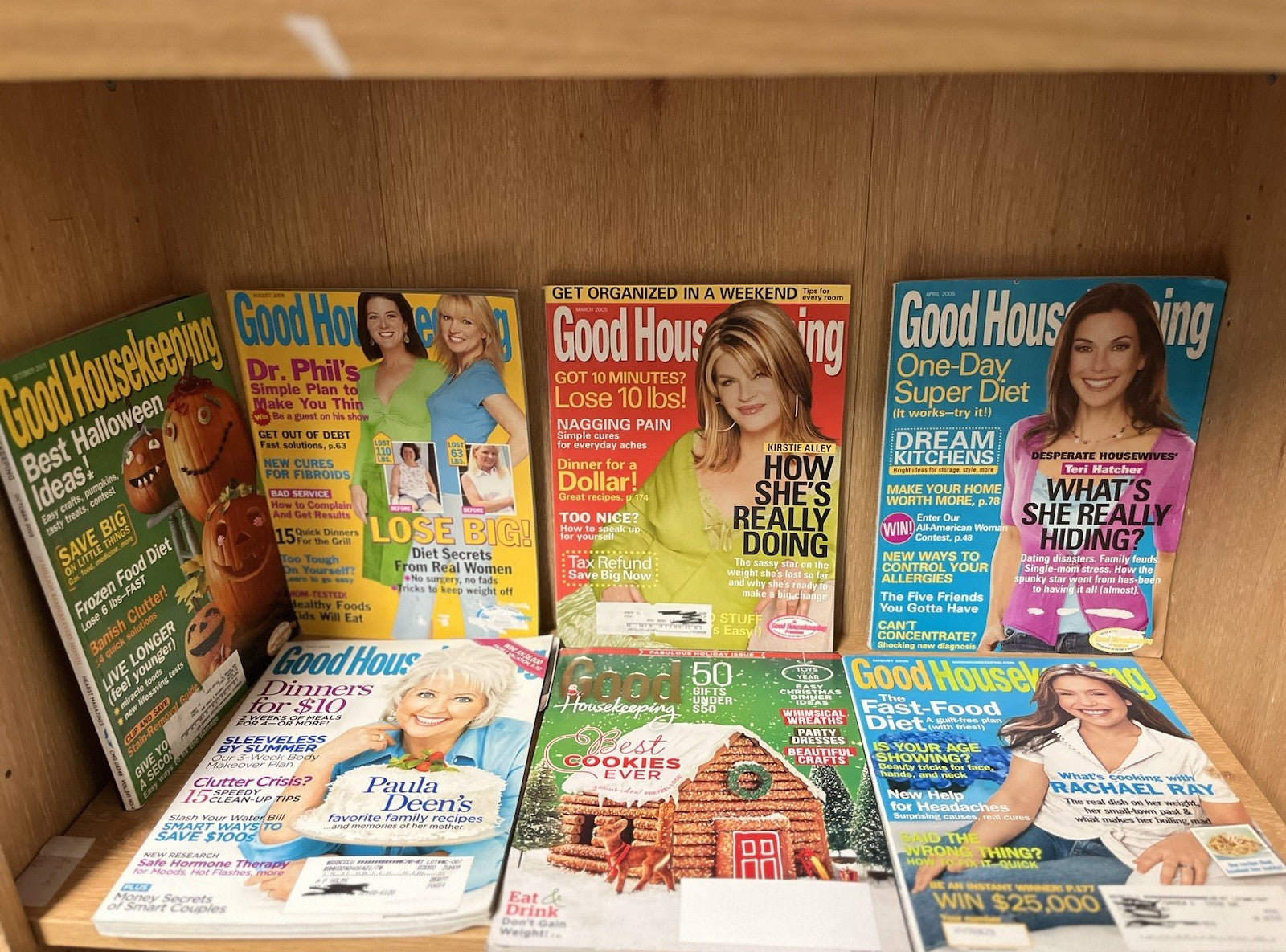 Lot Of 12 Good Housekeeping Magazine 2004/2005/2006/2008/2014