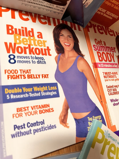 Lot Of Prevention Magazines (22) 1996,1998,2000,2003, 2004,2005,2006,2007
