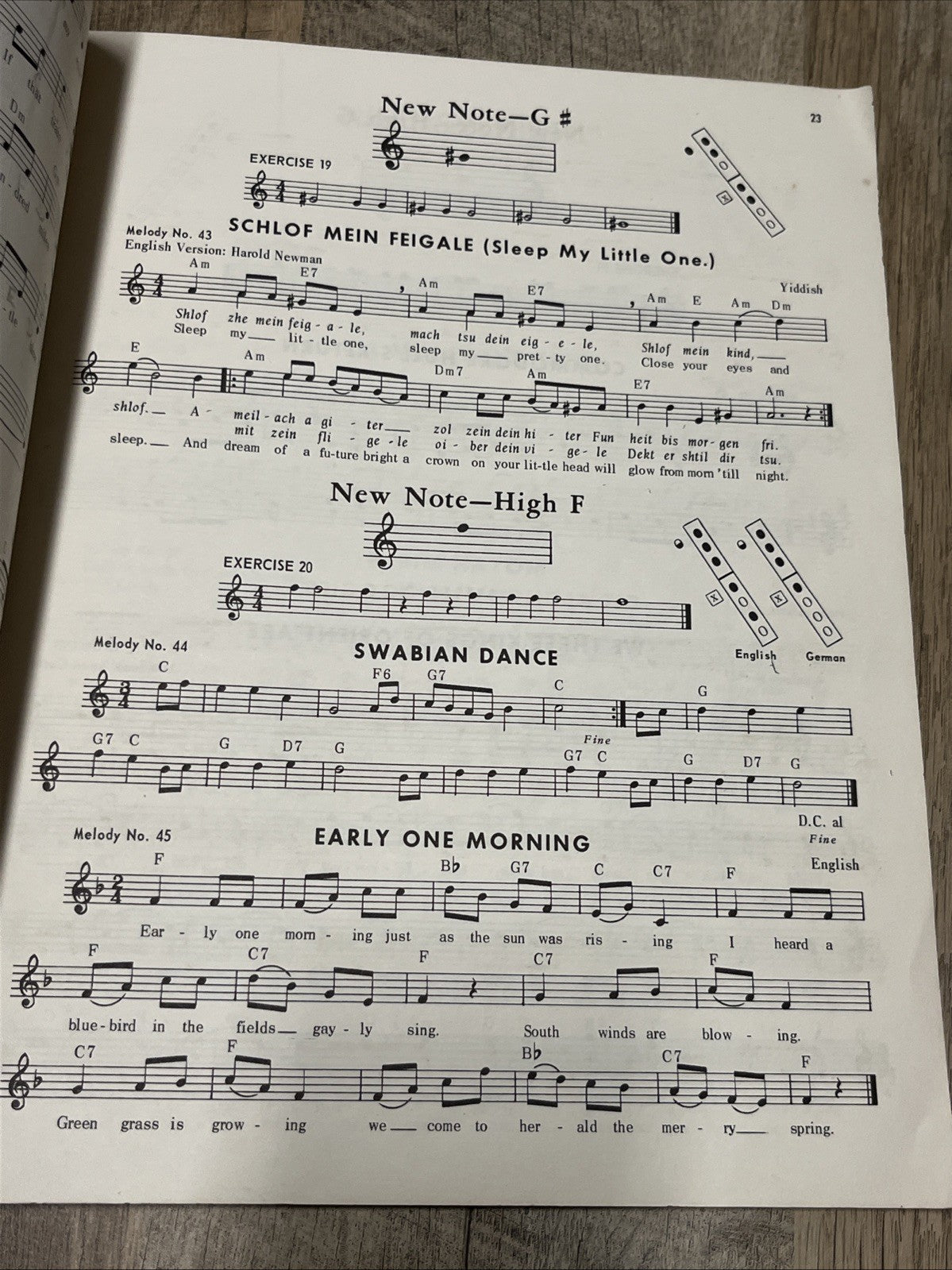 The Hargail Melody Method Music Around the Clock For Soprano Or Tenor Recorder