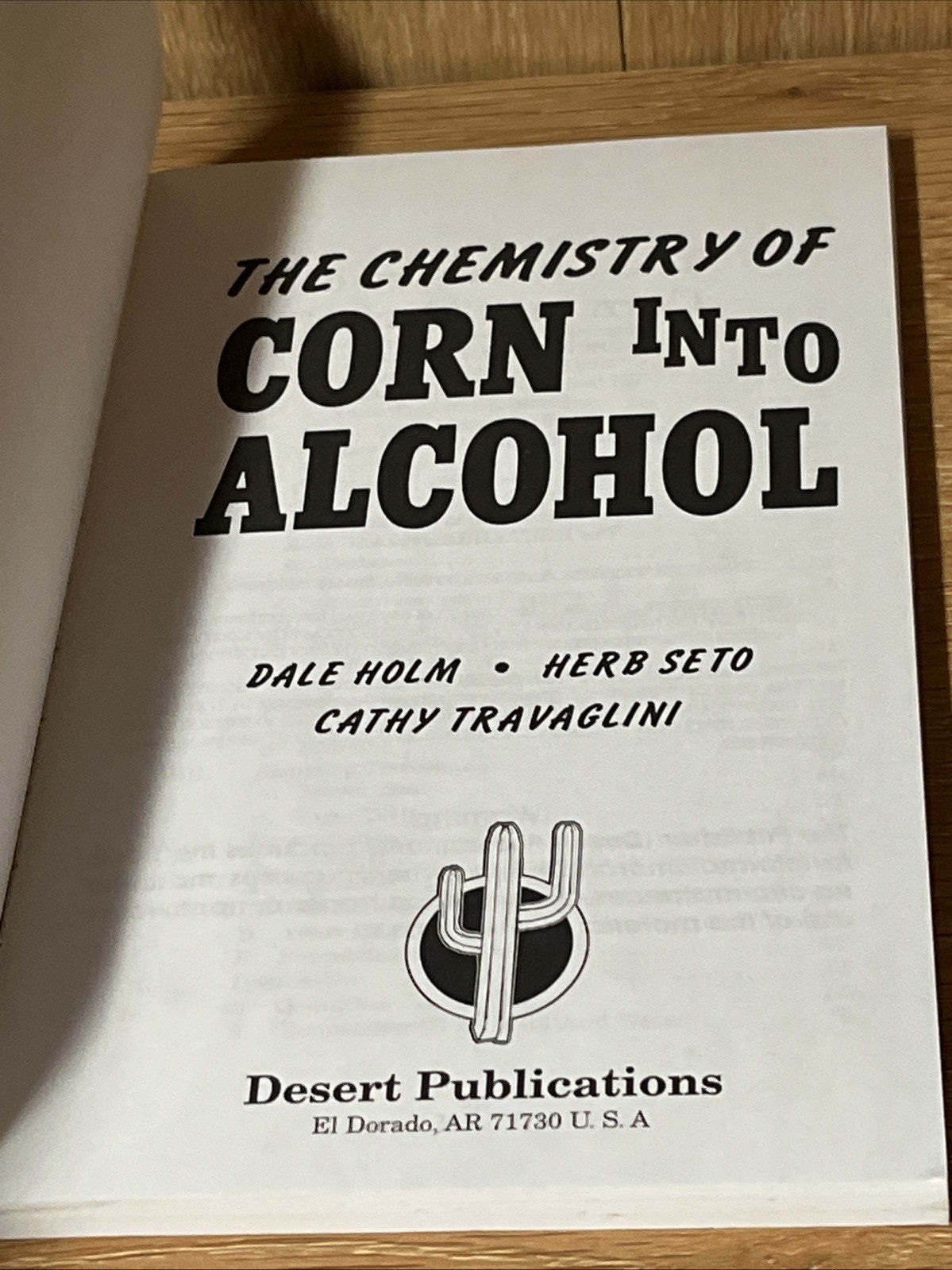 THE CHEMISTRY OF CORN INTO ALCOHOL By Dale Holm & Herb Seto NEW