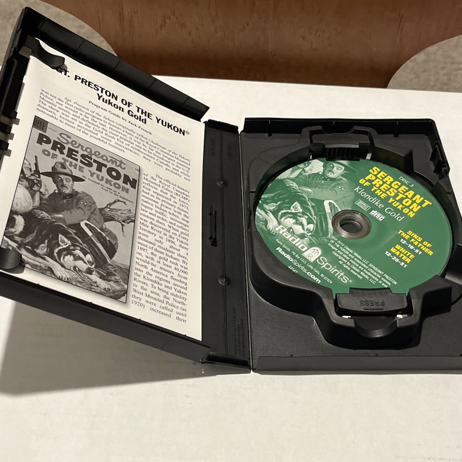 Sergeant Preston of the Yukon Klondike Gold 6 CD’s Radio Spirits