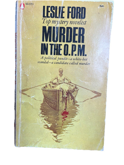 Murder in the OPM by Leslie Ford 1942 Paperback Popular Library