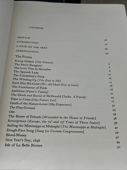Walt Whitman: The Early Poems and the Fiction 1963 Collected Writings Accepted