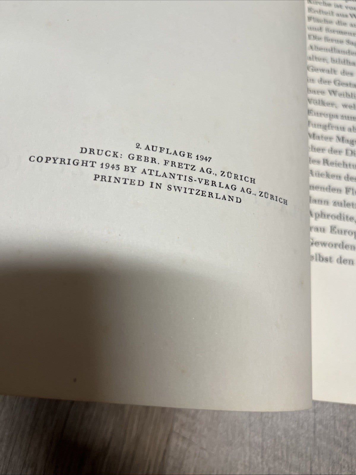 Europa Bilder Seiner Landschaft Und Kultur 1947 Hardbk Photographic Book 1st Ed