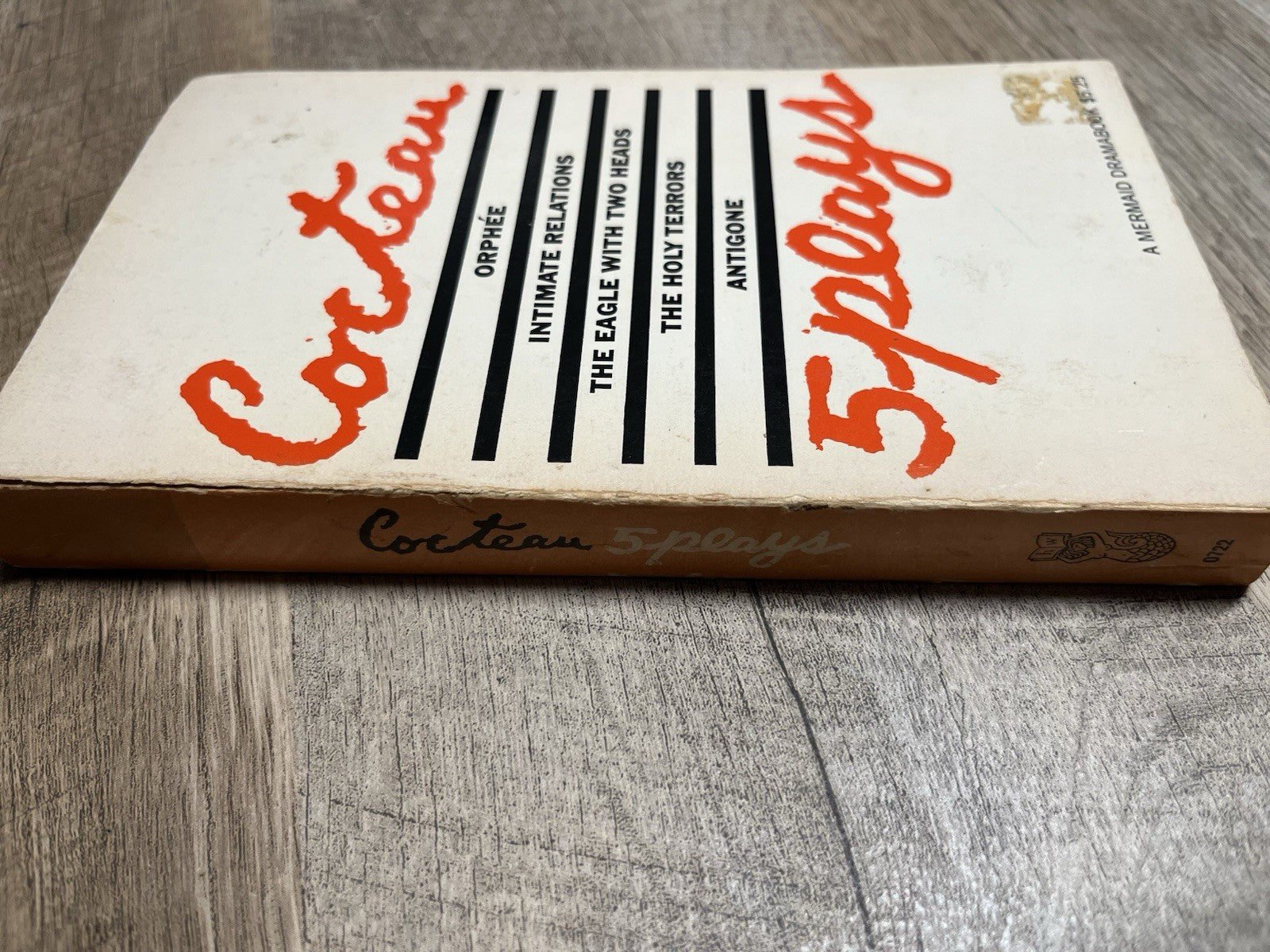jean cocteau Five Plays 1st Edition by Jean Cocteau Vintage Hill and Wang 1961