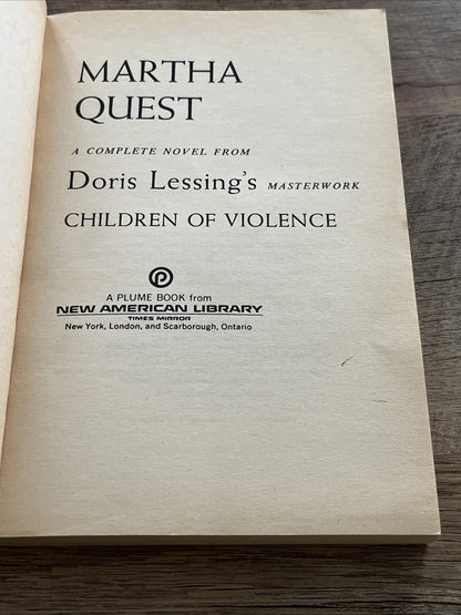 Doris Lessing Children of Violence Martha Quest Landlocked 3rd Ed  1964/1966