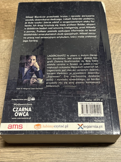DAVID LAGERCRANTZ - CO NAS NIE ZABIJE - BOOK, 2015