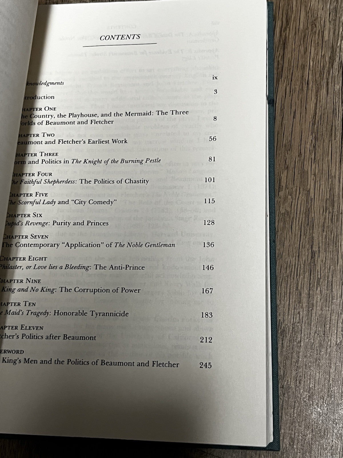 Court and Country Politics in the Plays of Beaumont and Fletcher by Philip J. Fi